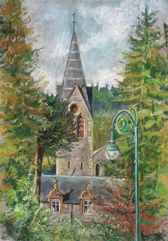 Strathpeffer Church Spire - Fiona Slater