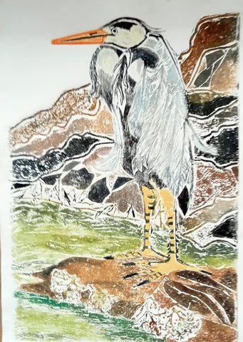 HERON, POSING - SHEELAH SPARKES