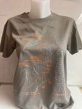 Adult Unisex Ben Nevis Mountain Track T-shirt