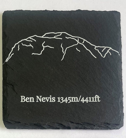 Ben Nevis Slate Coaster